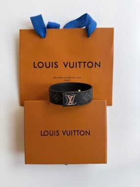 Louis Vuitton Black slim Bracelet